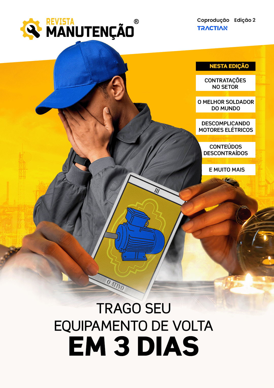 Trago seu equipamento de volta em 3 dias Trago seu equipamento de volta em 3 dias