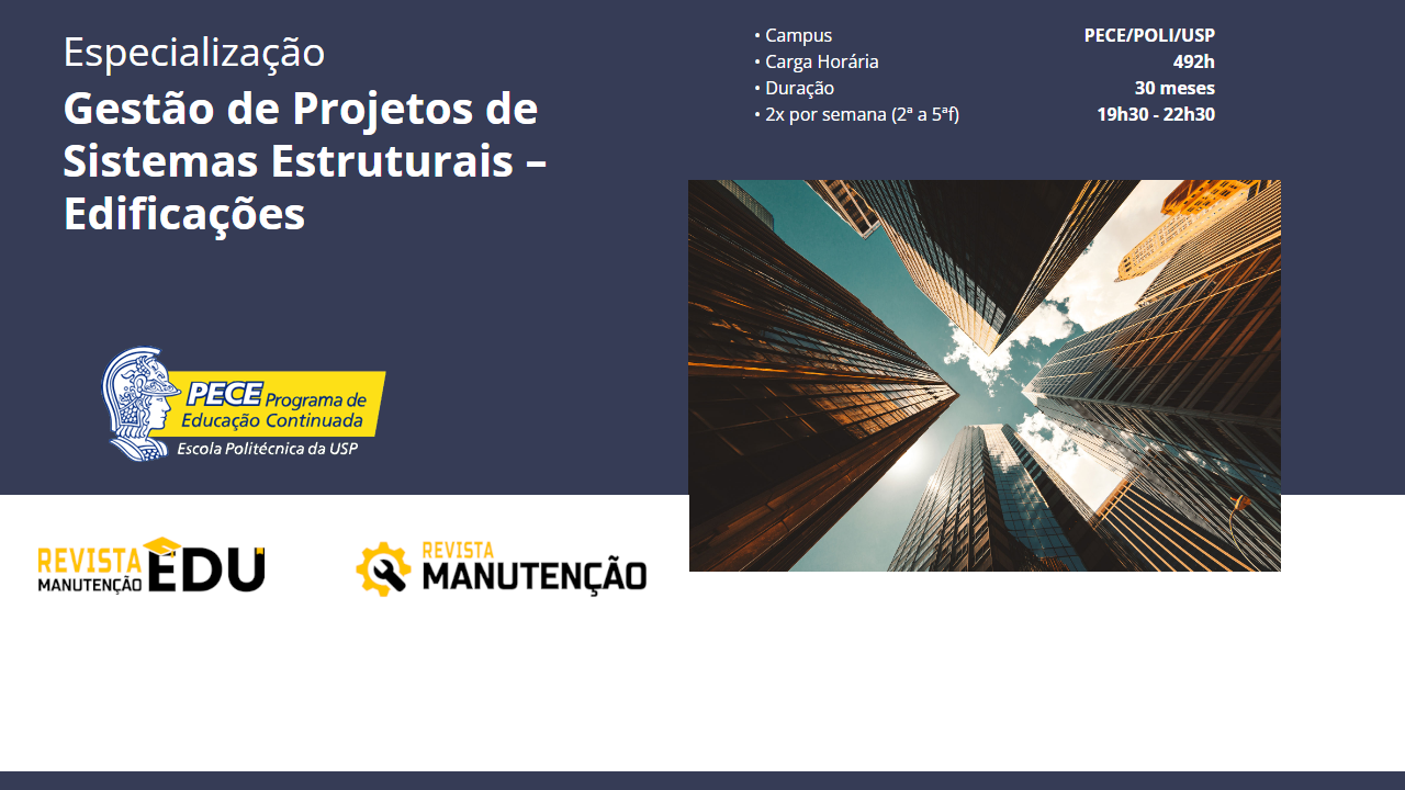 especializacao-em-projetos-estruturais-edificacoes Planos de Manutenção, o conteúdo essencial - Revista Manutenção