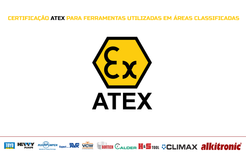 Certificação ATEX para ferramentas utilizadas em áreas classificadas